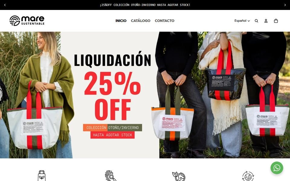 Tienda online de accesorios sustentables hecha por Bioma