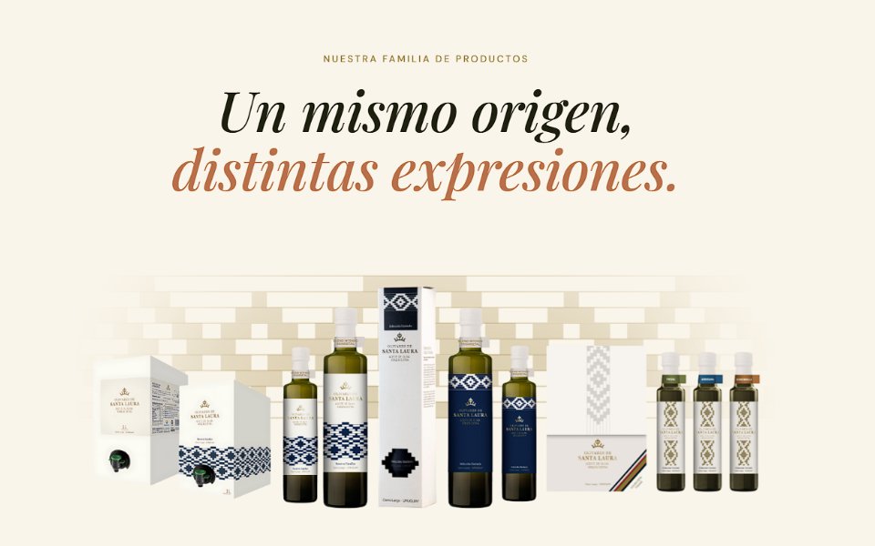 Sitio web de Olivares de Santa Laura hecho por Bioma
